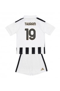 Juventus Khephren Thuram #19 Jalkapallovaatteet Lasten Kotipeliasu 2026-27 Lyhythihainen (+ Lyhyet housut)